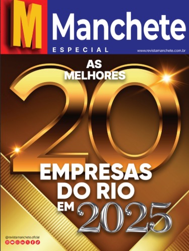 Capa da revista Revista Manchete Especial - 20 Empresas do Rio 2025